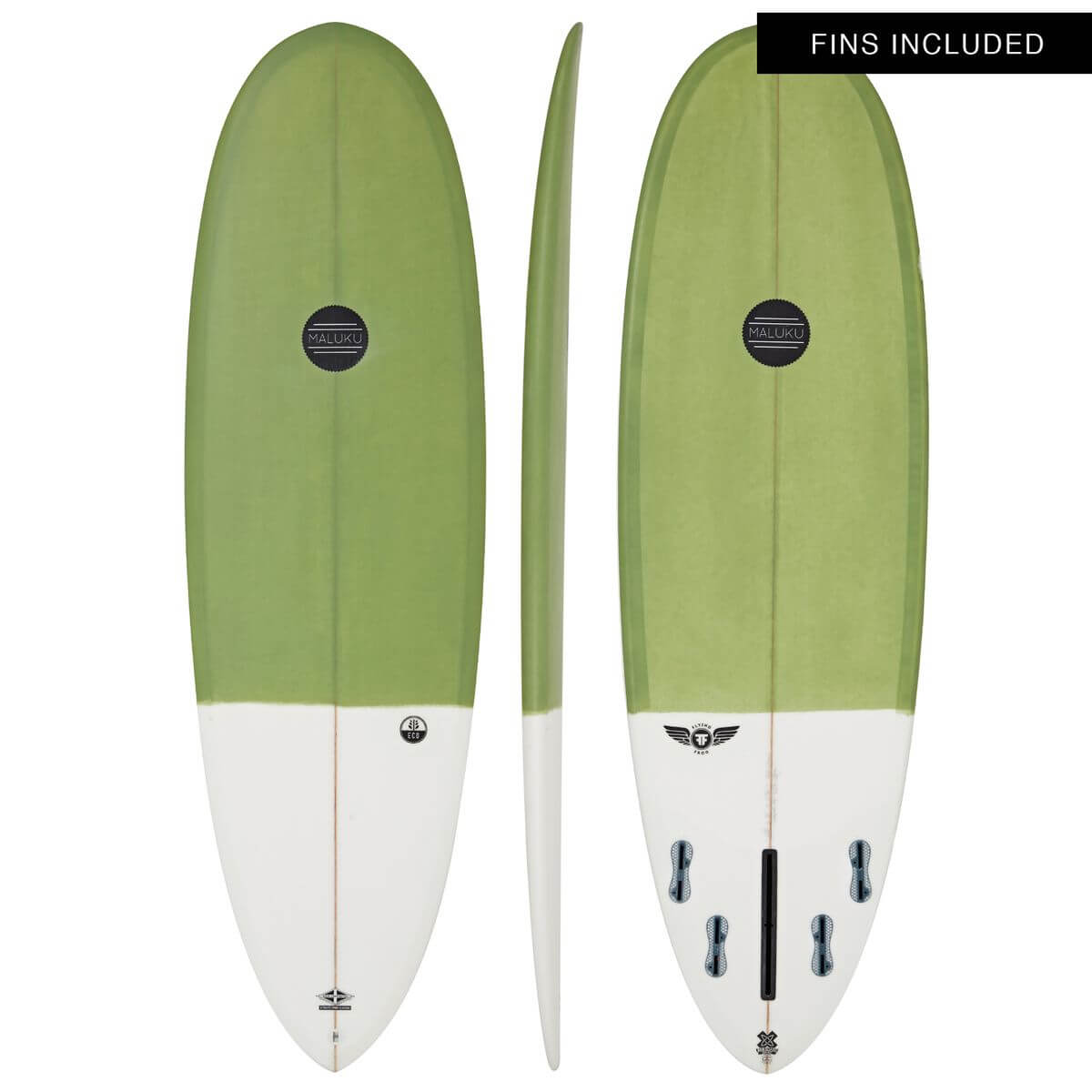 maluku-maluku-flying-frog-eco-5-fin-surfboard-green-white